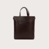 The Poet | Premium Vintage Brown Leather Vertical Tote Bag - Image 2