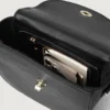 The Sandra | Vintage Black Leather Saddle Bag - Image 5
