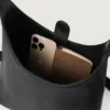The Stefani | Premium Black Leather Hobo Bag - Image 6