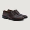 Professor Oxford | Burnished Brown Leather Shoes