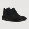 Clarkson Chelsea | Suede-Black Leather Boots