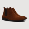 Clarkson Chelsea | Suede-Brown Leather Boots