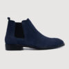Clarkson Chelsea | Suede-Blue Leather Boots - Image 2