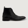 Duster Brogues | Black Leather Derby Boots - Image 2