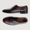 Professor Oxford | Burnished Brown Leather Shoes - Image 3