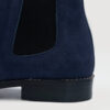 Clarkson Chelsea | Suede-Blue Leather Boots - Image 4