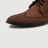 Duster Brogues | Brown Oil Pull-Up Leather Derby Boots - Image 5