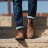 Duster Brogues | Nubuck-Brown Leather Derby Boots - Image 7