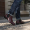 Clarkson Chelsea | Maroon Leather Boots - Image 8