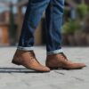 Duster Brogues | Nubuck-Brown Leather Derby Boots - Image 8