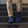 Clarkson Chelsea | Suede-Blue Leather Boots - Image 9