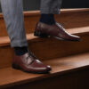 Dirk Brogues Derby | Maroon Leather Shoes - Image 10